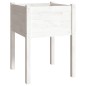 vidaXL Pflanzkübel 2 Stk. Weiß 50x50x70 cm Massivholz Kiefer vidaXL Pflanzkübel 2 Stk. Weiß 50x50x70 cm Massivholz Kiefer