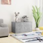 Aufbewahrungstruhe Betongrau 84x42x46 cm Holzwerkstoff Aufbewahrungstruhe Betongrau 84x42x46 cm Holzwerkstoff
