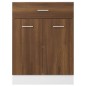 Unterschrank mit Schublade Braun Eichen-Optik 60x46x81,5 cm Unterschrank mit Schublade Braun Eichen-Optik 60x46x81,5 cm