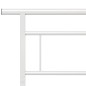 Bettgestell Weiß Metall 160x200 cm Bettgestell Weiß Metall 160x200 cm