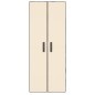 vidaXL Schuhschrank Creme 60x30x166 cm Stoff vidaXL Schuhschrank Creme 60x30x166 cm Stoff