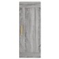 Highboard Grau Sonoma 34,5x34x180 cm Holzwerkstoff Highboard Grau Sonoma 34,5x34x180 cm Holzwerkstoff