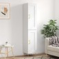 Highboard Weiß 34,5x34x180 cm Holzwerkstoff Highboard Weiß 34,5x34x180 cm Holzwerkstoff