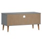 vidaXL TV-Schrank MOLDE Grau 106x40x49 cm Massivholz Kiefer vidaXL TV-Schrank MOLDE Grau 106x40x49 cm Massivholz Kiefer