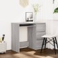 Schreibtisch Grau Sonoma 90x45x76 cm Holzwerkstoff Schreibtisch Grau Sonoma 90x45x76 cm Holzwerkstoff