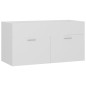 Waschbeckenunterschrank Weiß 90x38,5x46 cm Holzwerkstoff Waschbeckenunterschrank Weiß 90x38,5x46 cm Holzwerkstoff