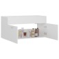 Waschbeckenunterschrank Weiß 90x38,5x46 cm Holzwerkstoff Waschbeckenunterschrank Weiß 90x38,5x46 cm Holzwerkstoff