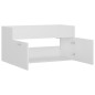 Waschbeckenunterschrank Weiß 90x38,5x46 cm Holzwerkstoff Waschbeckenunterschrank Weiß 90x38,5x46 cm Holzwerkstoff