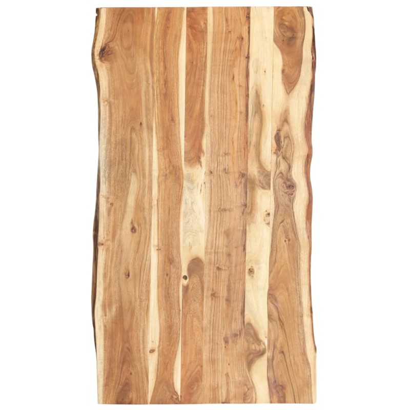 Tischplatte Massivholz Akazie 118x(50-60)x3,8 cm Tischplatte Massivholz Akazie 118x(50-60)x3,8 cm