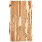 Tischplatte Massivholz Akazie 118x(50-60)x3,8 cm Tischplatte Massivholz Akazie 118x(50-60)x3,8 cm