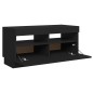 vidaXL TV-Schrank mit LED-Leuchten Schwarz 80x35x40 cm vidaXL TV-Schrank mit LED-Leuchten Schwarz 80x35x40 cm
