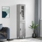 Highboard Grau Sonoma 34,5x34x180 cm Holzwerkstoff Highboard Grau Sonoma 34,5x34x180 cm Holzwerkstoff