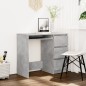 Schreibtisch Betongrau 90x45x76 cm Holzwerkstoff Schreibtisch Betongrau 90x45x76 cm Holzwerkstoff