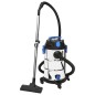 Nass- und Trockensauger 1200 W 30 L Silbern Nass- und Trockensauger 1200 W 30 L Silbern