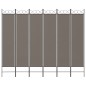 vidaXL 6-tlg. Paravent Anthrazit 240x200 cm Stoff vidaXL 6-tlg. Paravent Anthrazit 240x200 cm Stoff