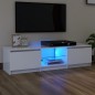 TV-Schrank mit LED-Leuchten Weiß 140x40x35,5 cm TV-Schrank mit LED-Leuchten Weiß 140x40x35,5 cm