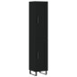 vidaXL Highboard Schwarz 34,5x34x180 cm Holzwerkstoff vidaXL Highboard Schwarz 34,5x34x180 cm Holzwerkstoff