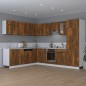 Hängeschrank Räuchereiche 80x31x60 cm Holzwerkstoff Hängeschrank Räuchereiche 80x31x60 cm Holzwerkstoff