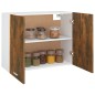 Hängeschrank Räuchereiche 80x31x60 cm Holzwerkstoff Hängeschrank Räuchereiche 80x31x60 cm Holzwerkstoff