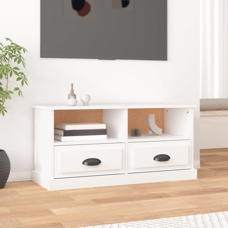 TV-Schrank Weiß 93x35,5x45 cm Holzwerkstoff TV-Schrank Weiß 93x35,5x45 cm Holzwerkstoff