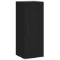 vidaXL Highboard Schwarz 34,5x34x180 cm Holzwerkstoff vidaXL Highboard Schwarz 34,5x34x180 cm Holzwerkstoff