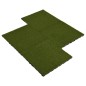 Kunstrasen-Fliesen 4 Stk. 50x50x2,5 cm Gummi Kunstrasen-Fliesen 4 Stk. 50x50x2,5 cm Gummi