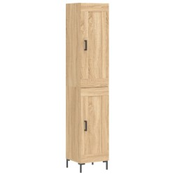 Highboard Sonoma-Eiche 34,5x34x180 cm Holzwerkstoff