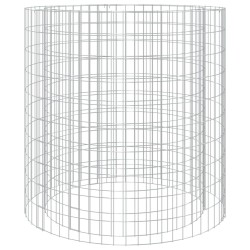 Gabionen-Feuerstelle Ø 100 cm Verzinktes Eisen