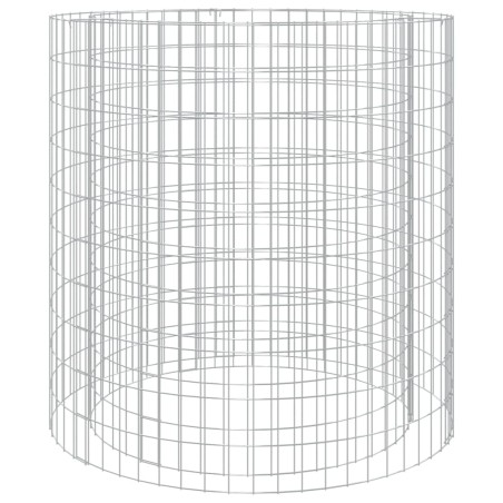 Gabionen-Feuerstelle Ø 100 cm Verzinktes Eisen