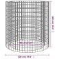Gabionen-Feuerstelle Ø 100 cm Verzinktes Eisen Gabionen-Feuerstelle Ø 100 cm Verzinktes Eisen