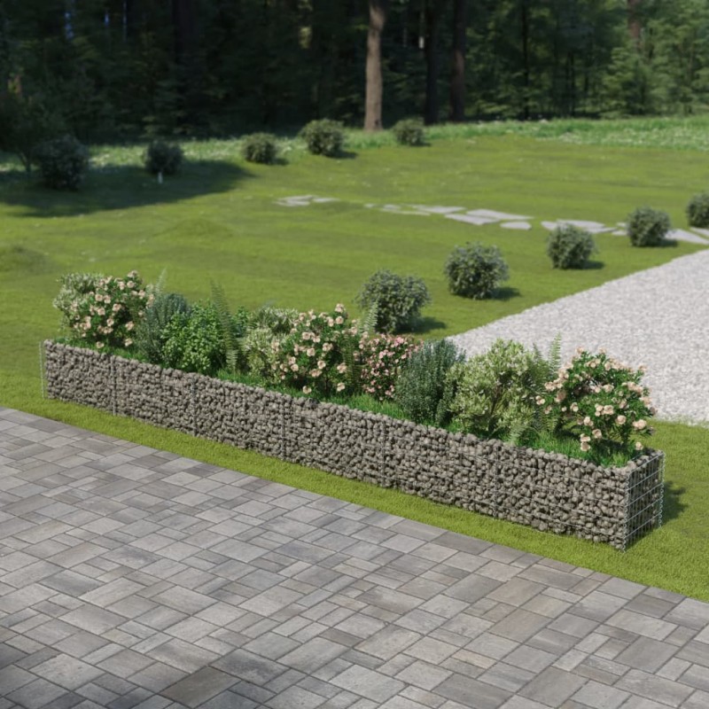 Gabionen-Hochbeet Verzinkter Stahl 540×50×50 cm Gabionen-Hochbeet Verzinkter Stahl 540×50×50 cm