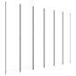 vidaXL 6-tlg. Paravent Weiß 300x220 cm Stoff vidaXL 6-tlg. Paravent Weiß 300x220 cm Stoff