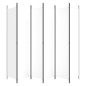 vidaXL 6-tlg. Paravent Weiß 300x220 cm Stoff vidaXL 6-tlg. Paravent Weiß 300x220 cm Stoff