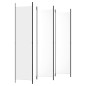 vidaXL 6-tlg. Paravent Weiß 300x220 cm Stoff vidaXL 6-tlg. Paravent Weiß 300x220 cm Stoff