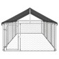vidaXL Outdoor-Hundezwinger mit Dach 600x200x150 cm vidaXL Outdoor-Hundezwinger mit Dach 600x200x150 cm