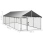 vidaXL Outdoor-Hundezwinger mit Dach 600x200x150 cm vidaXL Outdoor-Hundezwinger mit Dach 600x200x150 cm