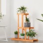 Blumenständer 81x25x75,5 cm Massivholz Tanne Blumenständer 81x25x75,5 cm Massivholz Tanne