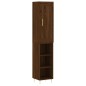 Highboard Braun Eichen-Optik 34,5x34x180 cm Holzwerkstoff Highboard Braun Eichen-Optik 34,5x34x180 cm Holzwerkstoff