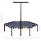Fitness Trampolin mit Griff 122 cm Fitness Trampolin mit Griff 122 cm