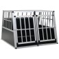 Hundetransportbox mit Doppeltür 94 x 88 x 69 cm Hundetransportbox mit Doppeltür 94 x 88 x 69 cm