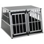 Hundetransportbox mit Doppeltür 94 x 88 x 69 cm Hundetransportbox mit Doppeltür 94 x 88 x 69 cm