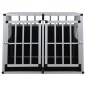 Hundetransportbox mit Doppeltür 94 x 88 x 69 cm Hundetransportbox mit Doppeltür 94 x 88 x 69 cm