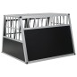 Hundetransportbox mit Doppeltür 94 x 88 x 69 cm Hundetransportbox mit Doppeltür 94 x 88 x 69 cm