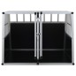 Hundetransportbox mit Doppeltür 94 x 88 x 69 cm Hundetransportbox mit Doppeltür 94 x 88 x 69 cm