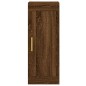 Highboard Braun Eichen-Optik 34,5x34x180 cm Holzwerkstoff Highboard Braun Eichen-Optik 34,5x34x180 cm Holzwerkstoff