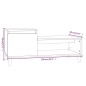 Couchtisch Weiß 100x50x45 cm Holzwerkstoff Couchtisch Weiß 100x50x45 cm Holzwerkstoff