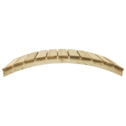 Gartenbrücke 170 x 74 cm Kiefernholz Imprägniert