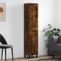 Highboard Räuchereiche 34,5x34x180 cm Holzwerkstoff Highboard Räuchereiche 34,5x34x180 cm Holzwerkstoff