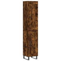 Highboard Räuchereiche 34,5x34x180 cm Holzwerkstoff