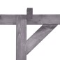 Garten-Pergola Grau 200x40x205 cm Imprägniertes Kiefernholz Garten-Pergola Grau 200x40x205 cm Imprägniertes Kiefernholz